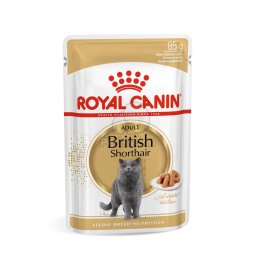 Royal Canin British Shorthair Adult - Brit rövidszőrű felnőtt macska nedves táp 12 x 85 g