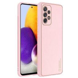 Dux Ducis Yolo elegáns tok műbőr bevonattal Samsung Galaxy A72 (rózsaszín)