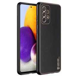 Dux Ducis Yolo elegáns tok műbőr bevonattal Samsung Galaxy A72 (fekete)
