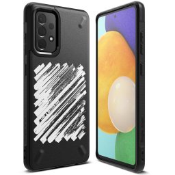 Ringke Onyx Durable TPU Case Samsung Galaxy A72 (fekete - satírozás)