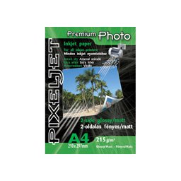 Pixeljet Premium kétoldalas A4/200 215g fényes/matt inkjet fotópapír