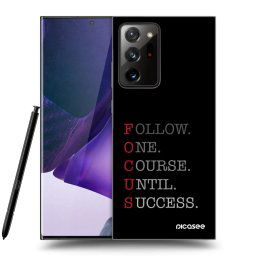 Fekete szilikon tok az alábbi mobiltelefonokra Samsung Galaxy Note 20 Ultra - Focus