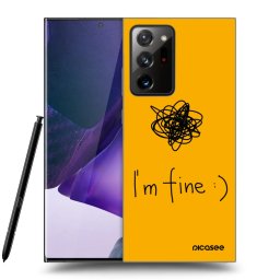 Átlátszó szilikon tok az alábbi mobiltelefonokra Samsung Galaxy Note 20 Ultra - I am fine