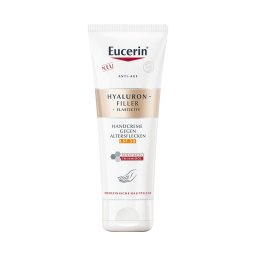 Eucerin Hyaluron-Filler + Elasticity pigmentfolt halványító & bőrfiatalító kézkrém FF30 75ml