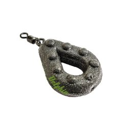 Delphin BARBED porszórt grippa ólom forgóval,elhagyós szerelékhez, 80g
