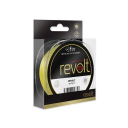 Delphin Fin REVOLT 8X fonott zsinór, sárga, 0.18mm, 122m