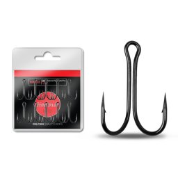 Delphin HOOKAIDO Double rablóhalas horog, #BN/4, 9 db