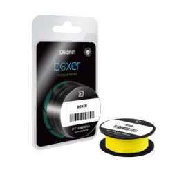 Delphin BOXER harcsázó fonott zsinór, 4 szálas, fluo sárga, 0.60mm, 10m