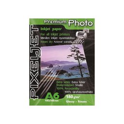 Pixeljet Premium A6/80 180 g fényes inkjet fotópapír