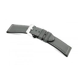 RIOS Firenze Panerai bőr óraszíj, szürke, 26/26mm