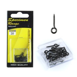 Carp Academy csavaros csalitüske, fekete, 7mm, 20db