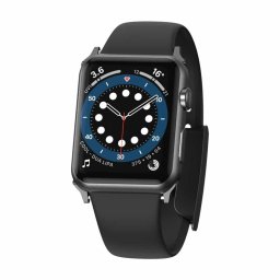 Baseus Slip-Thru Apple Watch 3/4/5/6/SE óraszíj 38/40mm (fekete)