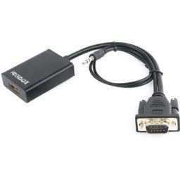 VGA-HDMI konverter audio kimenettel Gembird A-VGA-HDMI-01