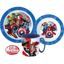 Bosszúállók Avengers mikrózható gyerek étkészlet