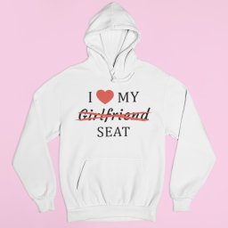 I love my Girlfriend X Seat férfi pulóver