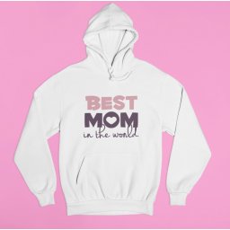 Best mom in the world pulóver