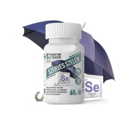 Natur Tanya Szerves szelén - L-szelenometionin formájú, tökéletes biohasznosulású, 100mcg-os tabletta