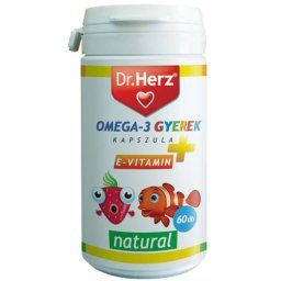 DR Herz Omega-3 Gyerek lágyzselatin kapszula 60 db