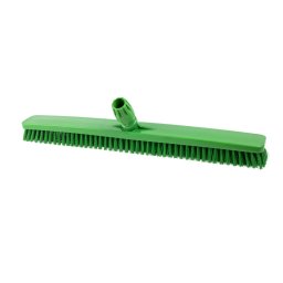 Igeax élelmiszeripari padlósúrolókefe rövid sörte 60cm széles, 0,75mm kemény sörtével, zöld