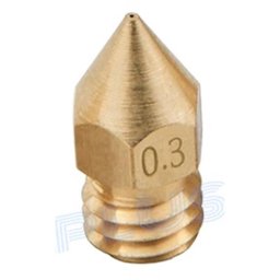 Plusreprap sárgaréz fúvóka 0,3