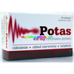 Potas Kálium tabletta 60 db, 416 mg kálium-citrát formájú - Olimp Labs