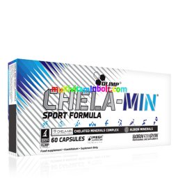 Chela-Min ásványi anyag komplex, 60 db kapszula, kelát-Albion 10-féle ásványi anyagból - Olimp Sport Nutrition