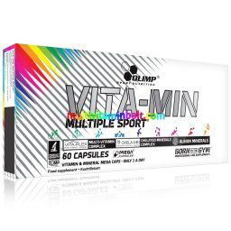 Vita-Min Multiple Sport Vitamin 60 db kapszula, multivitamin, ásványi anyagok albion, kelát - Olimp Sport Nutrition