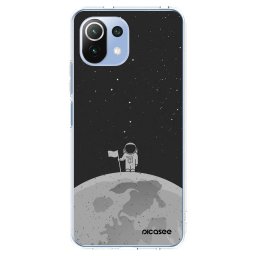 Átlátszó szilikon tok az alábbi mobiltelefonokra Xiaomi Mi 11 Lite - Astronaut
