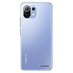 Átlátszó szilikon tok az alábbi mobiltelefonokra Xiaomi Mi 11 Lite - Clear