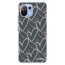 Átlátszó szilikon tok az alábbi mobiltelefonokra Xiaomi Mi 11 Lite - Lots of love