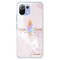 Átlátszó szilikon tok az alábbi mobiltelefonokra Xiaomi Mi 11 Lite - Carpe Diem