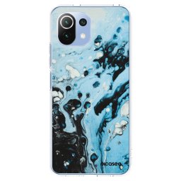 Átlátszó szilikon tok az alábbi mobiltelefonokra Xiaomi Mi 11 Lite - Organic blue