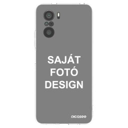 Átlátszó szilikon tok az alábbi mobiltelefonokra Xiaomi Poco F3 - Saját fotó/motívum