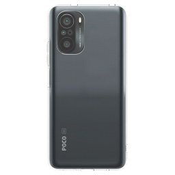 Átlátszó szilikon tok az alábbi mobiltelefonokra Xiaomi Poco F3 - Clear