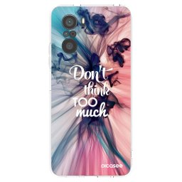 Átlátszó szilikon tok az alábbi mobiltelefonokra Xiaomi Poco F3 - Don't think TOO much