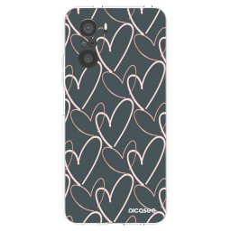 Átlátszó szilikon tok az alábbi mobiltelefonokra Xiaomi Poco F3 - Lots of love