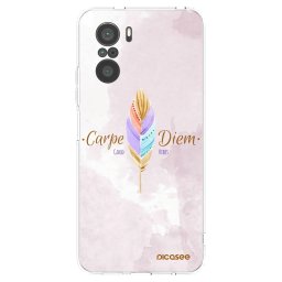 Átlátszó szilikon tok az alábbi mobiltelefonokra Xiaomi Poco F3 - Carpe Diem