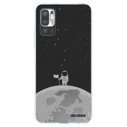 Átlátszó szilikon tok az alábbi mobiltelefonokra Xiaomi Redmi Note 10 5G - Astronaut