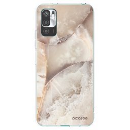 Átlátszó szilikon tok az alábbi mobiltelefonokra Xiaomi Redmi Note 10 5G - Cream marble