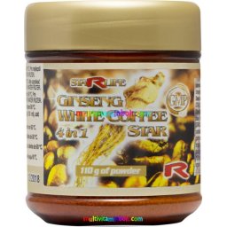 Ginseng White Coffee Star 4 in 1, Instant Kávé 110 g, ginzenggel nagyon finom - Starlife