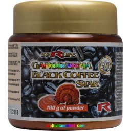 Ganoderma Black Coffee Star, Instant Arabica Kávé gyógygombával, 180 g - Starlife