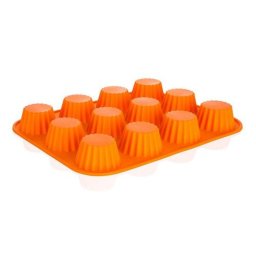 Szilikon kosárka-muffin-forma 12 részes