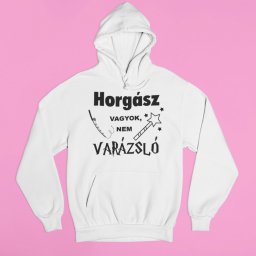 Horgász vagyok, nem varázsló pulóver