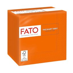 Fato Szalvéta 24x24cm narancssárga 2 rétegű 100 lap/csomag