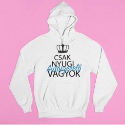 Csak nyugi, autószerelő vagyok pulóver