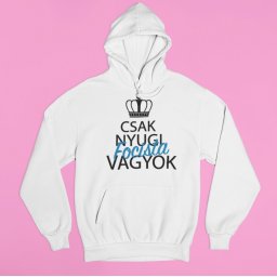 Csak nyugi, focista vagyok pulóver
