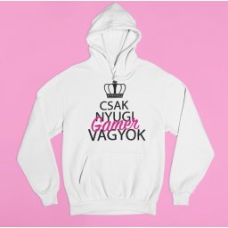 Csak nyugi, gamer vagyok (v2) pulóver