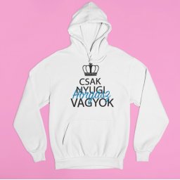 Csak nyugi, horgász vagyok férfi pulóver