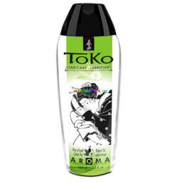 Toko Aroma Lubricant Pear & Exotic Green Tea 165 ml, körte és zöld tea, ehető, vízbázisú síkosító - Shunga