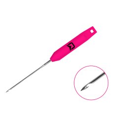 Delphin SLIM Safety Feeder fűzőtű, rózsaszín, 85mm